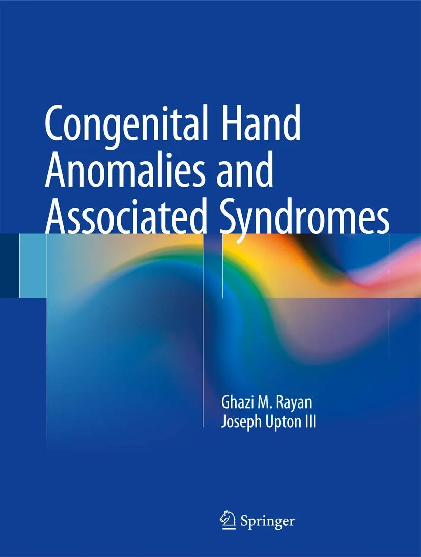 Congenital Hand Anomalies and Associated Syndromes | Hardcover