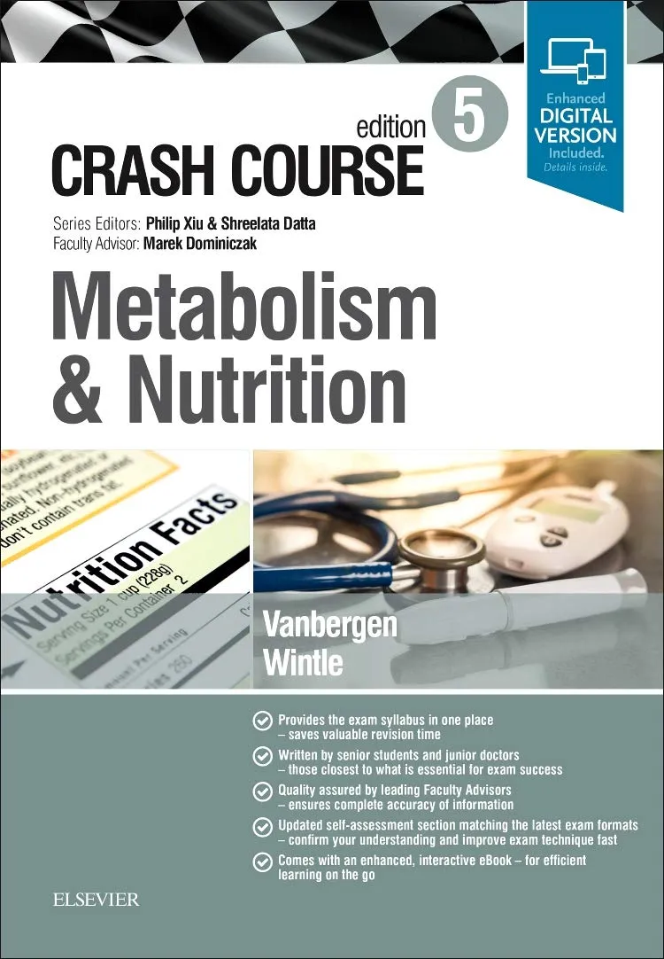 Crash Course Metabolism and Nutrition | 5th Edition | Paperback