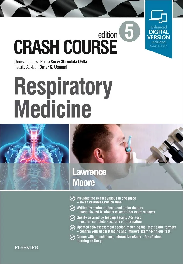 Crash Course Respiratory Medicine | 5th Edition | Paperback