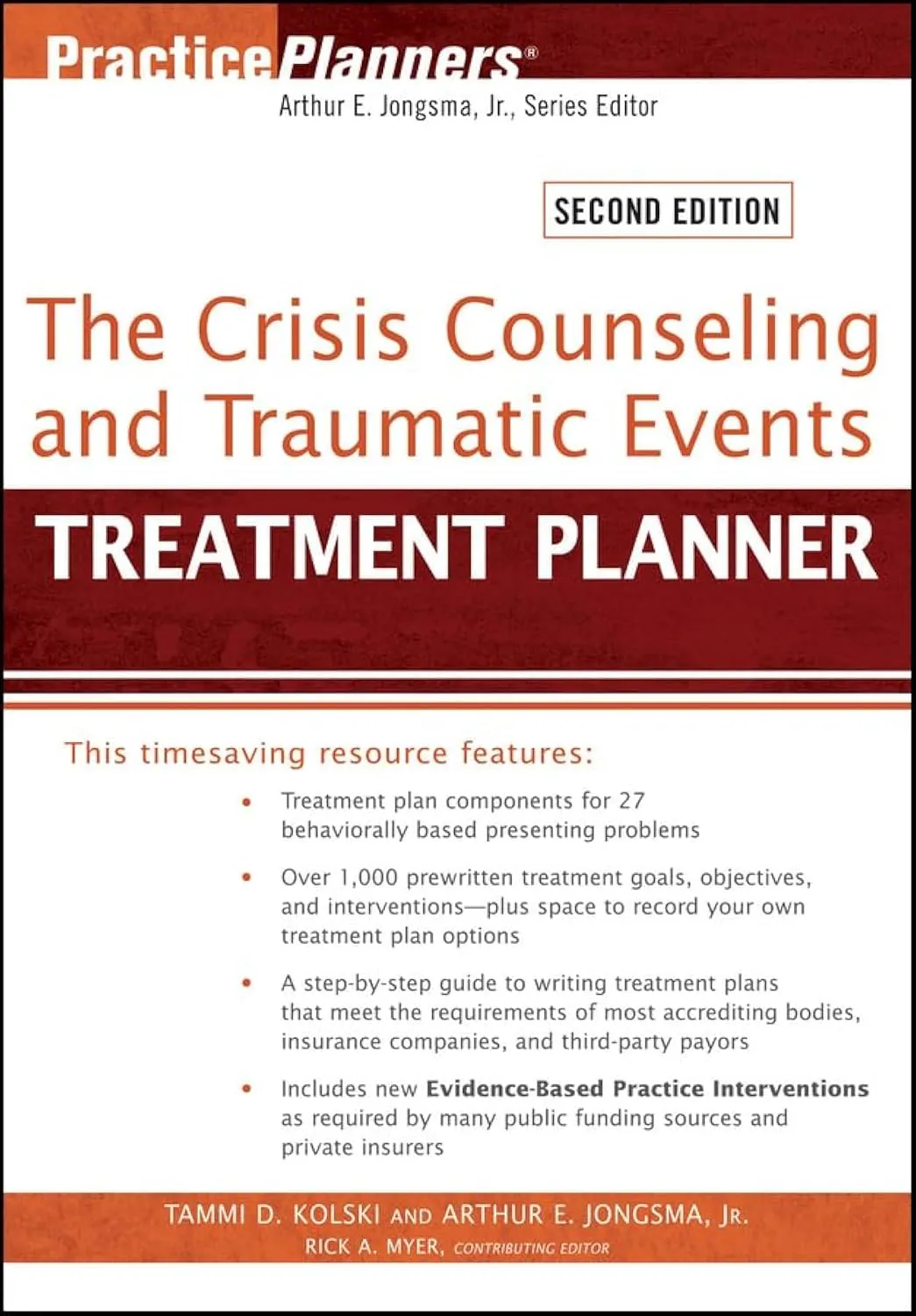 The Crisis Counseling and Traumatic Events Treatment Planner 2nd Edition | Paperback