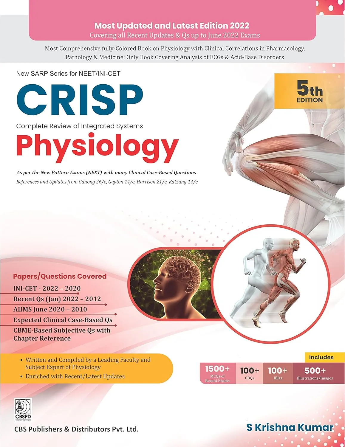 Crisp Complete Review Of Integrated Systems Physiology 5th Edition | PaperbackNew Sarp Series For Neet/Nin-Cet