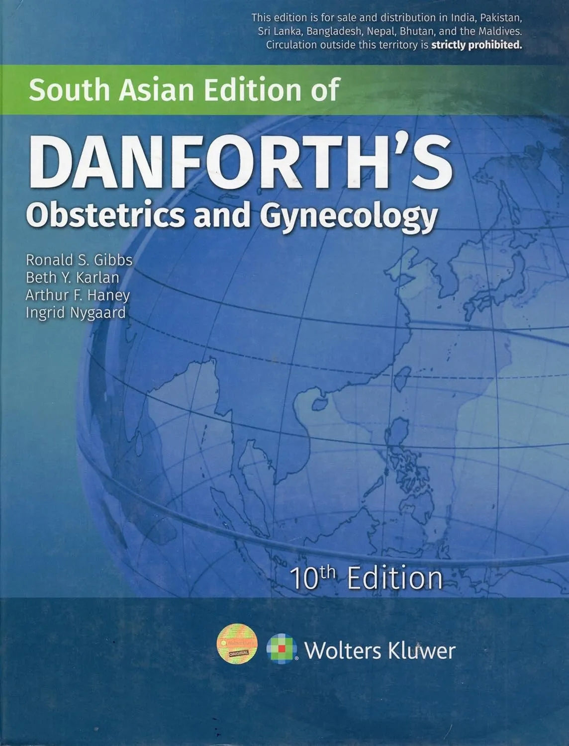 Danforth's Obstetrics and Gynecology | 10th Edition | Hardcover(South Asian Edition)