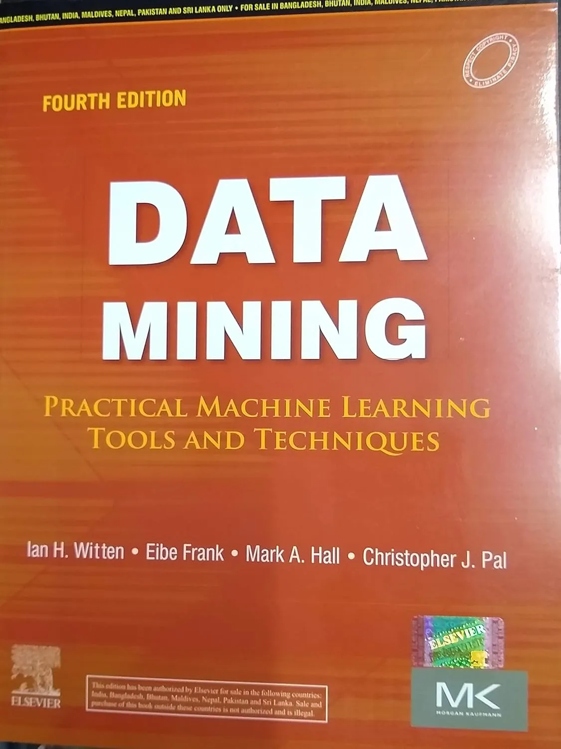Data Mining Practical Machine Learning Tools And Techniques 4th Edition | Paperback