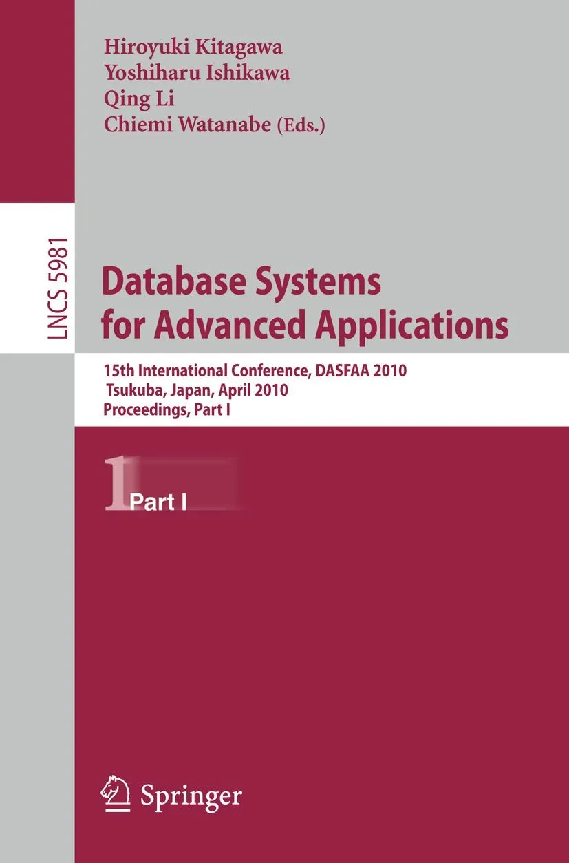 Database Systems for Advanced Applications | Part - I | Paperback