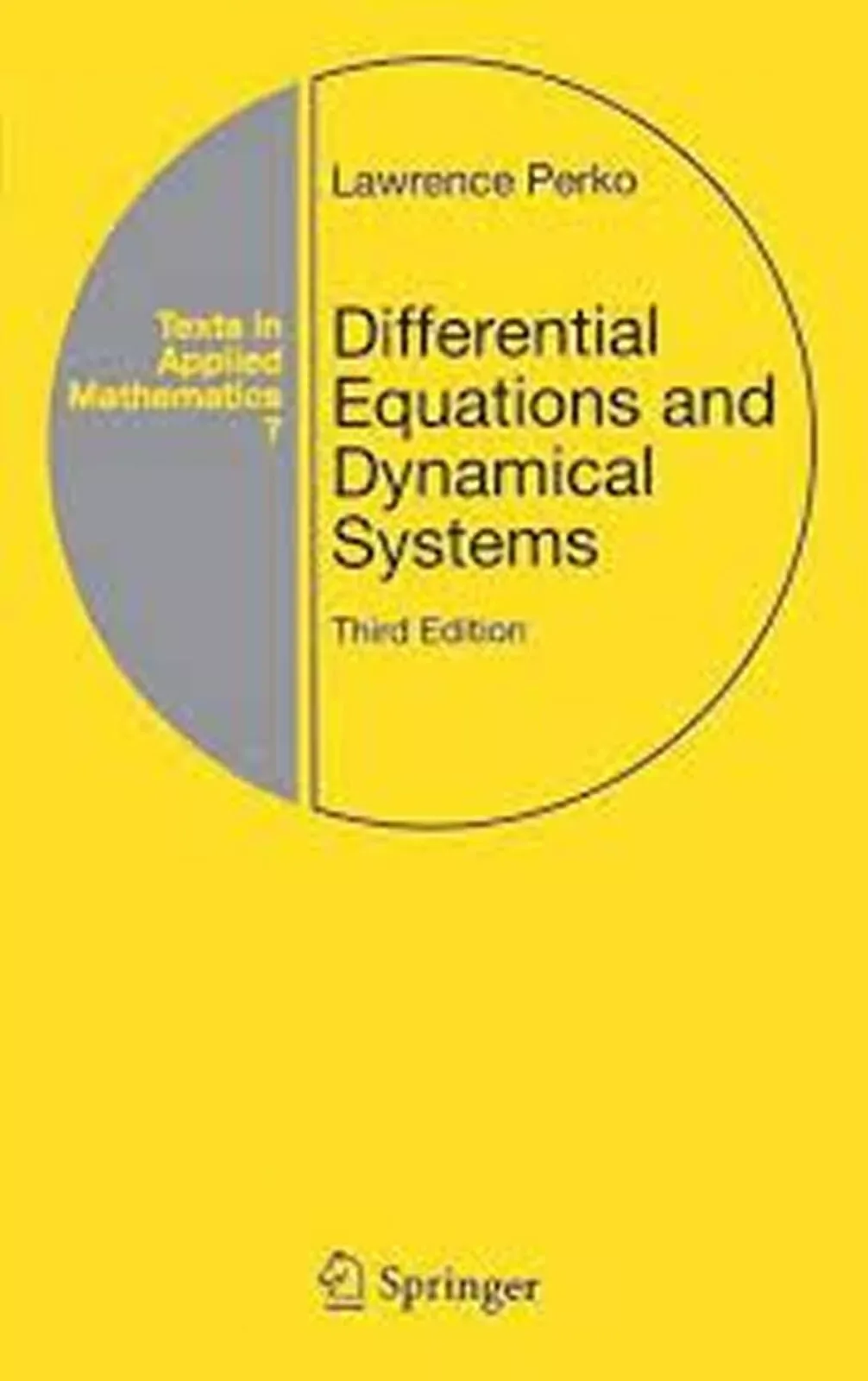 Differential Equations and Dynamical Systems | Third Edition | Paperback