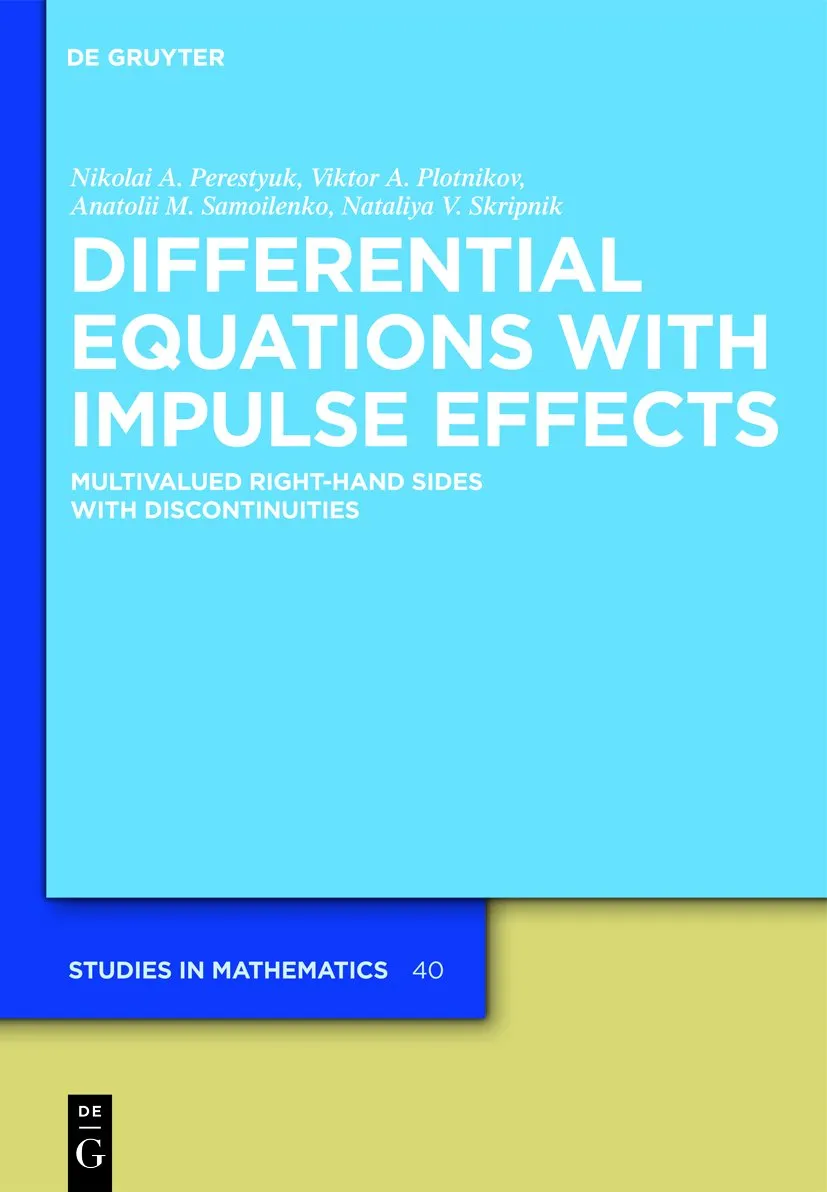 Differential Equations With Impulse Effects | Hardcover