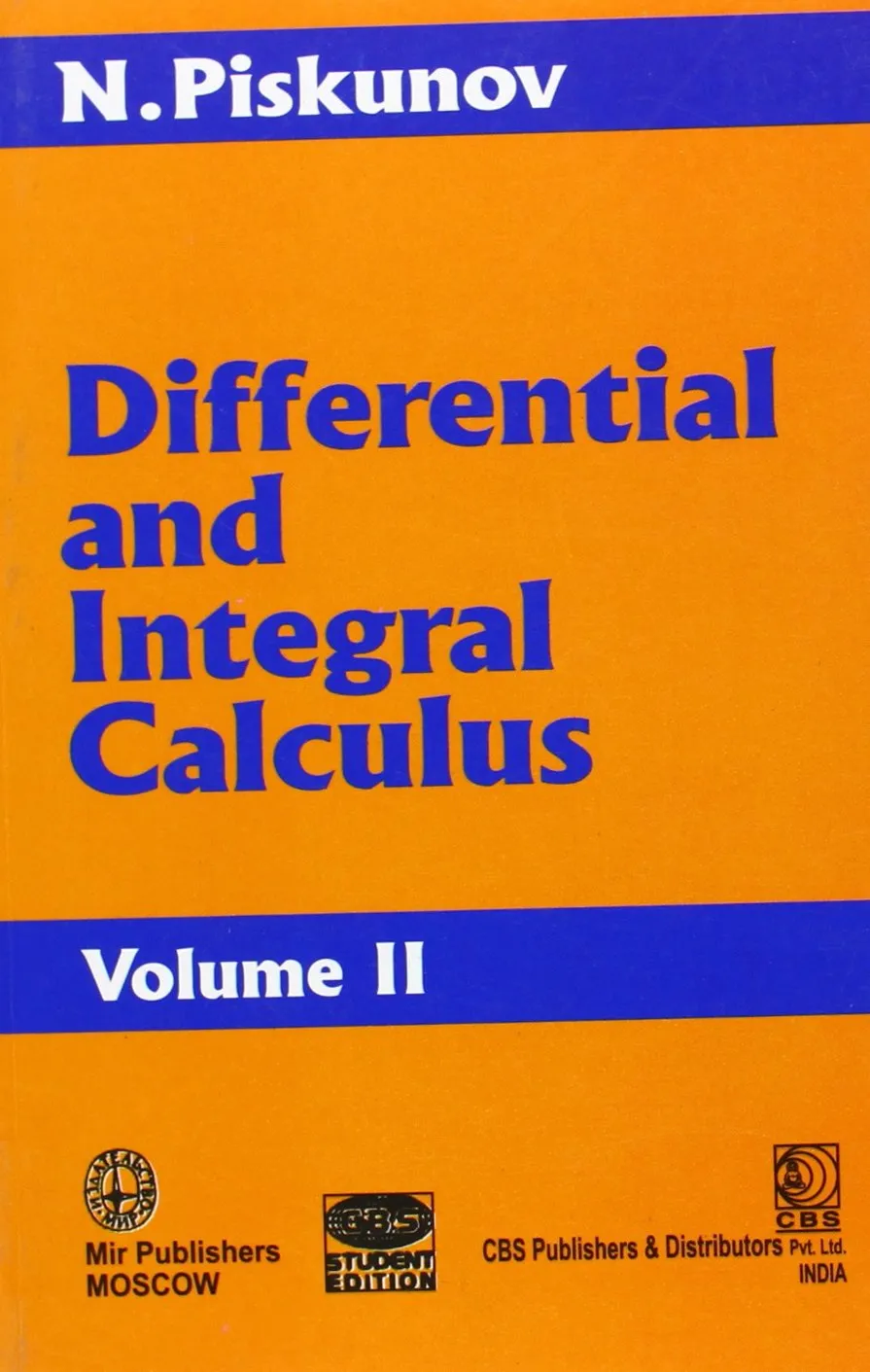 Differential and Integral Calculus | Volume II