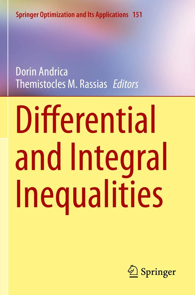 Differential And Integral Inequalities | Paperback