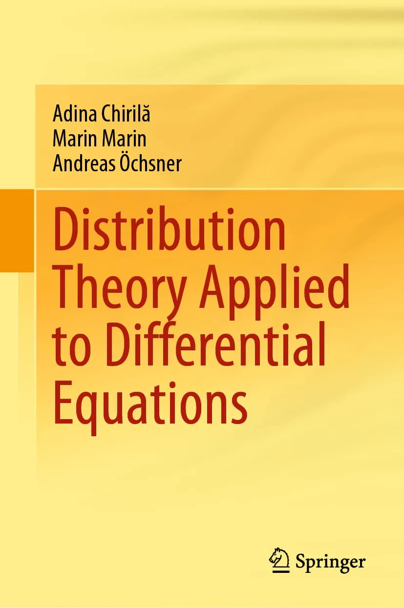 Distribution Theory Applied To Differential Equations | Hardcover