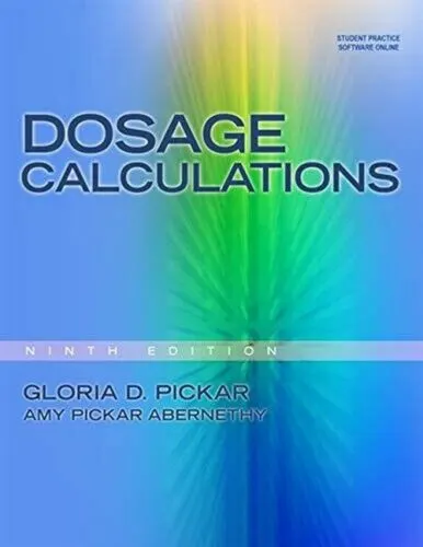 Dosage Calculations 9th Edition | Paperback