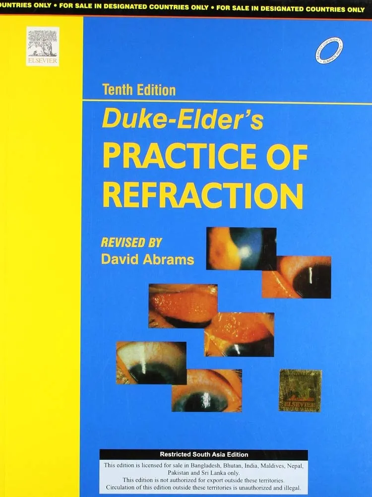Duke Elders Practice Of Refraction 10th Edition | Paperback