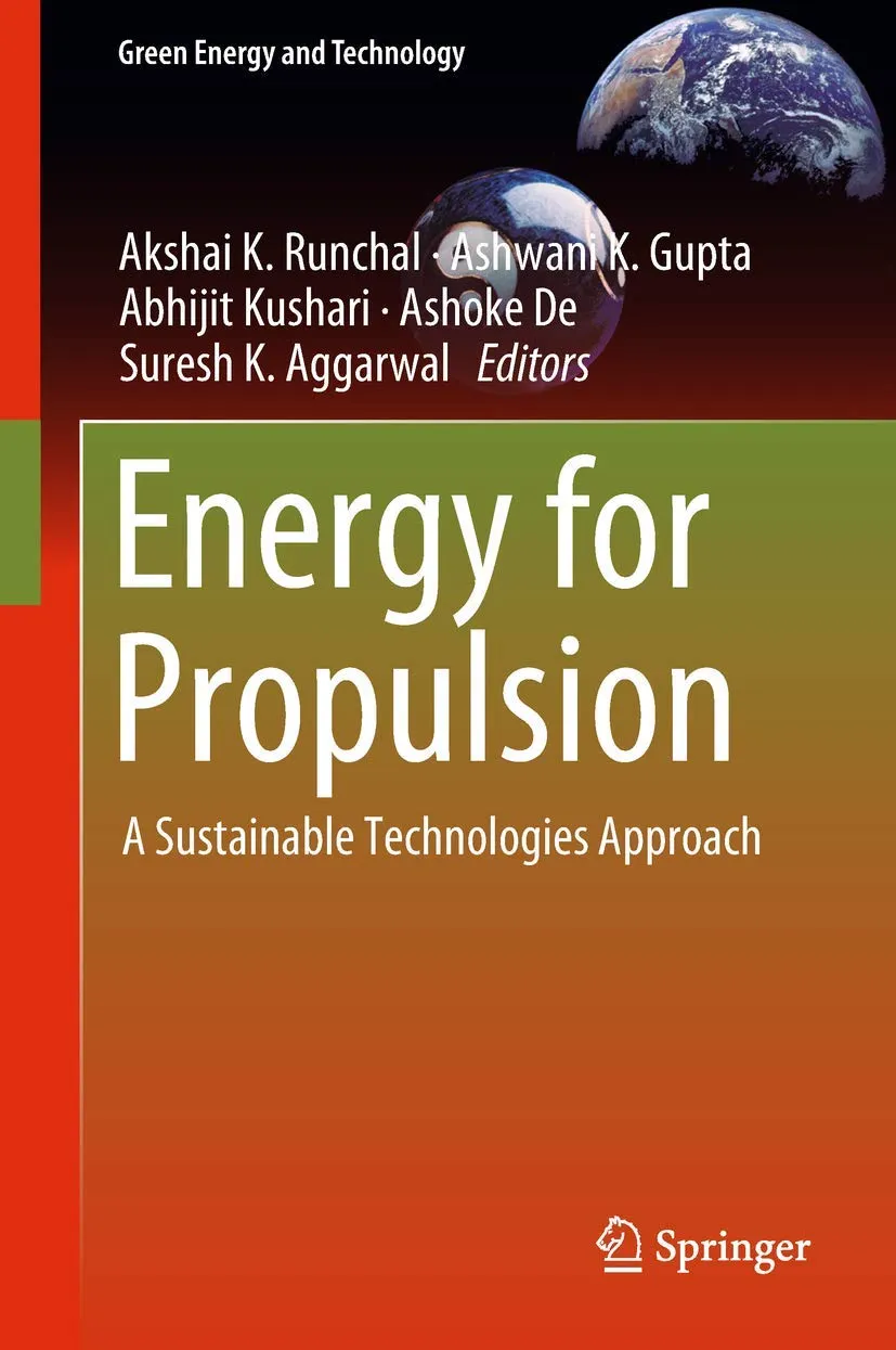 Energy For Propulsion A Sustainable Technologies Approach | Hardcover