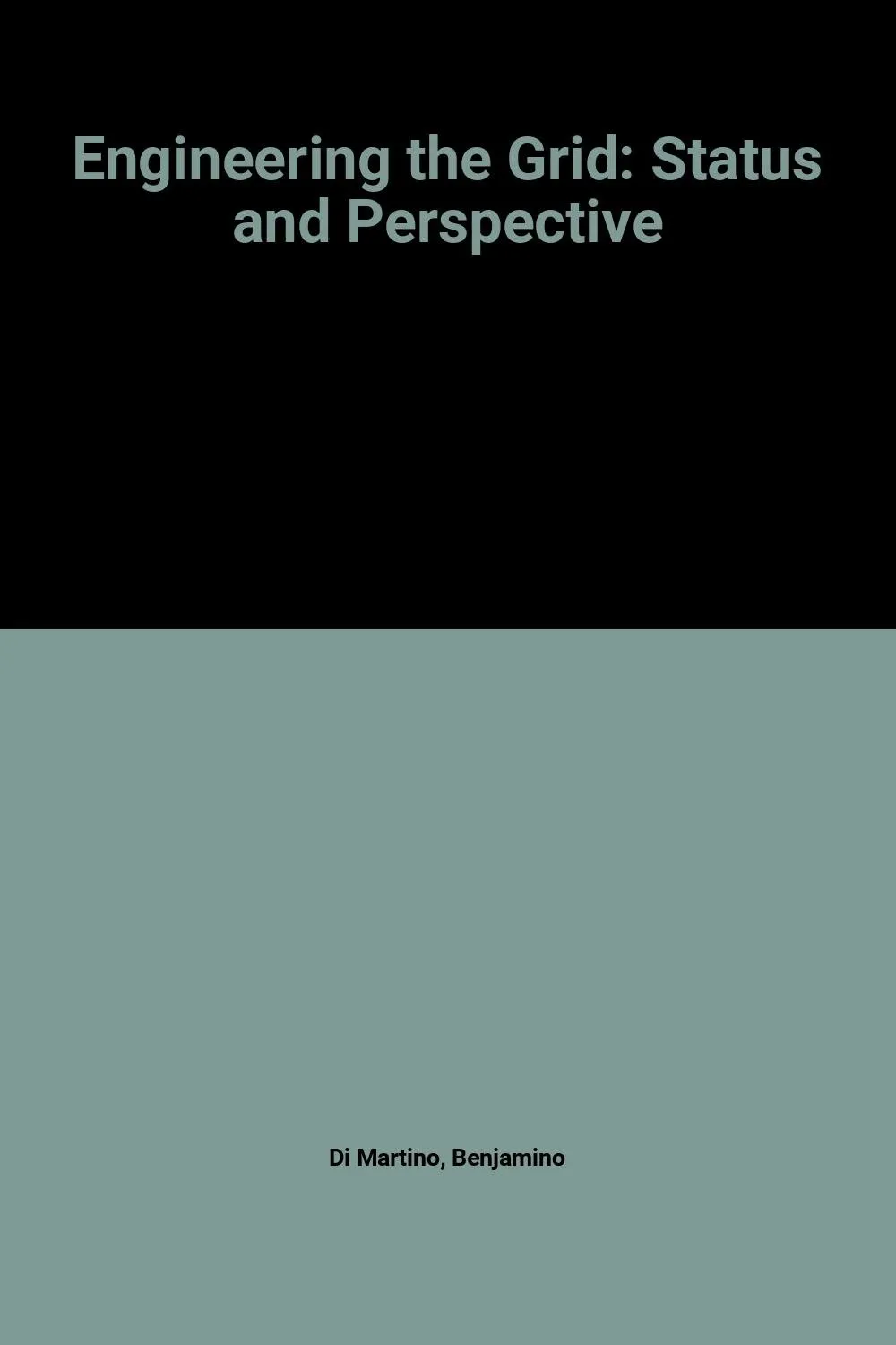 Engineering The Grid Status And Perspective | Hardcover