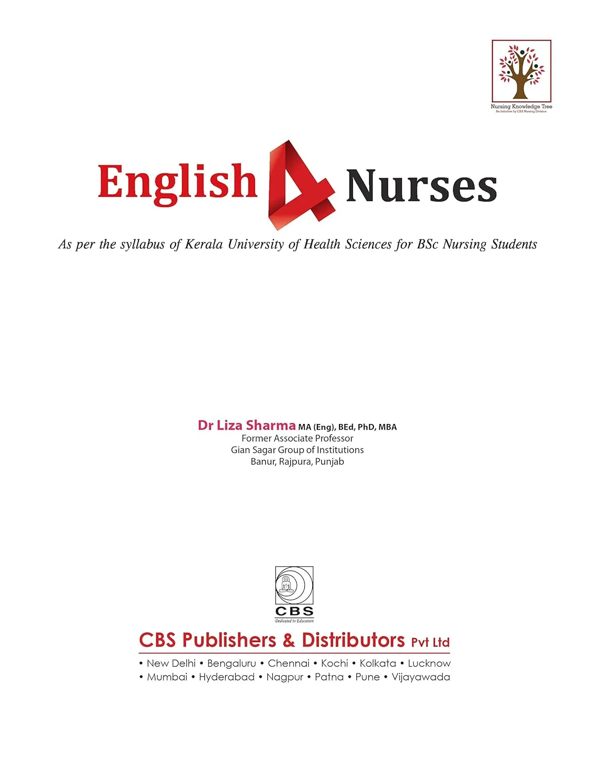 English 4 Nurses (As Per Syllabus Of Kerala University Of Health Sciences For Bsc Nursing Students | Paperback
