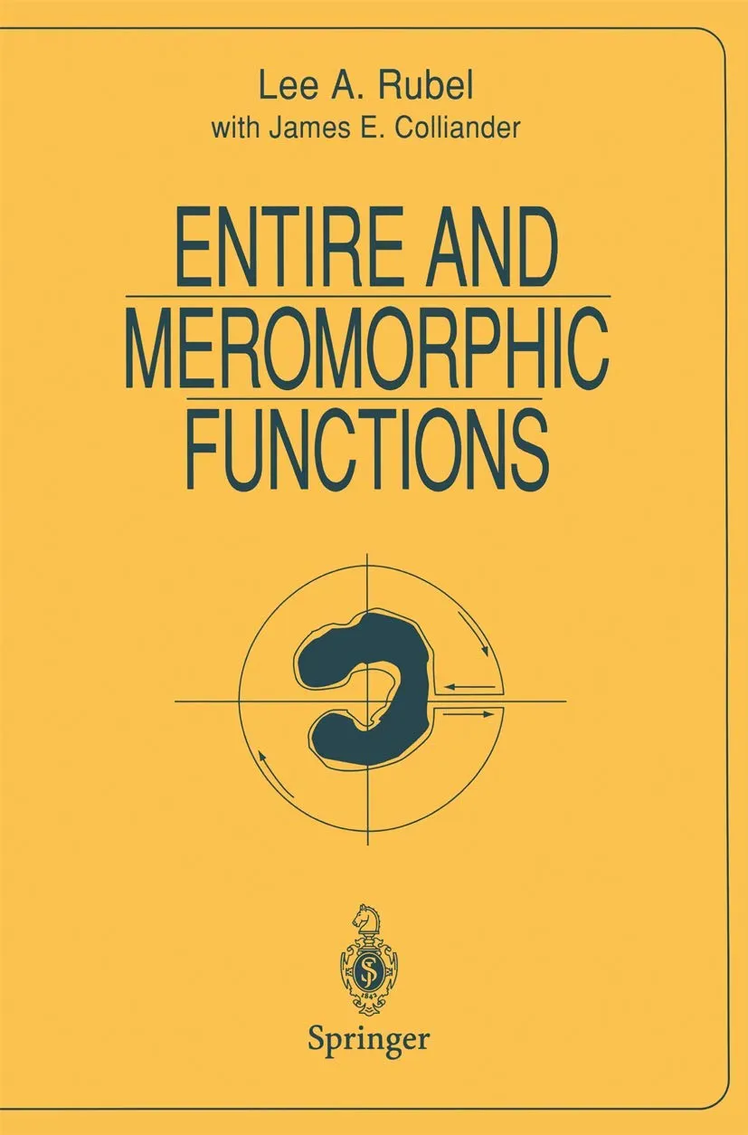 Entire and Meromorphic Functions (Universitext)