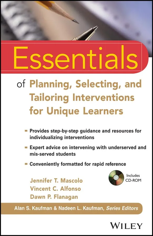 Essentials of Planning | Selecting | and Tailoring Interventionas for Unique Learners | With CD | Paperback