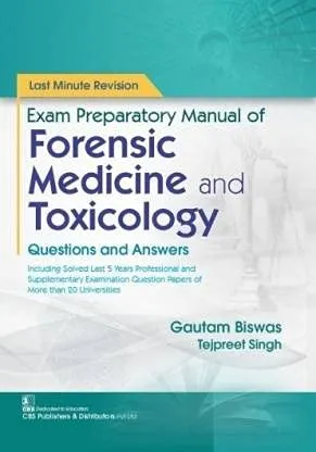 Exam Preparatory Manual Of Forensic Medicine And Toxicology Questions And Answers | Paperback