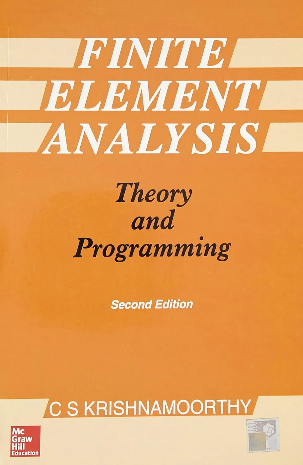 Finite Element Analysis Theory and Programming | 2nd Edition | Paperback