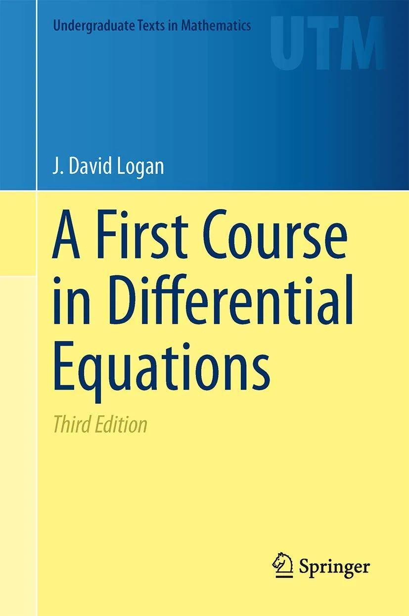 A First Course In Differential Equations | Third Edition | Hardcover