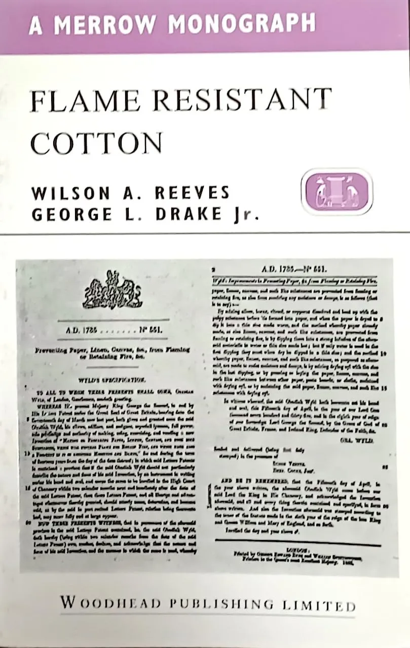 Flame Resistant Cotton | Paperback(Series A Merrow Textile Technology)