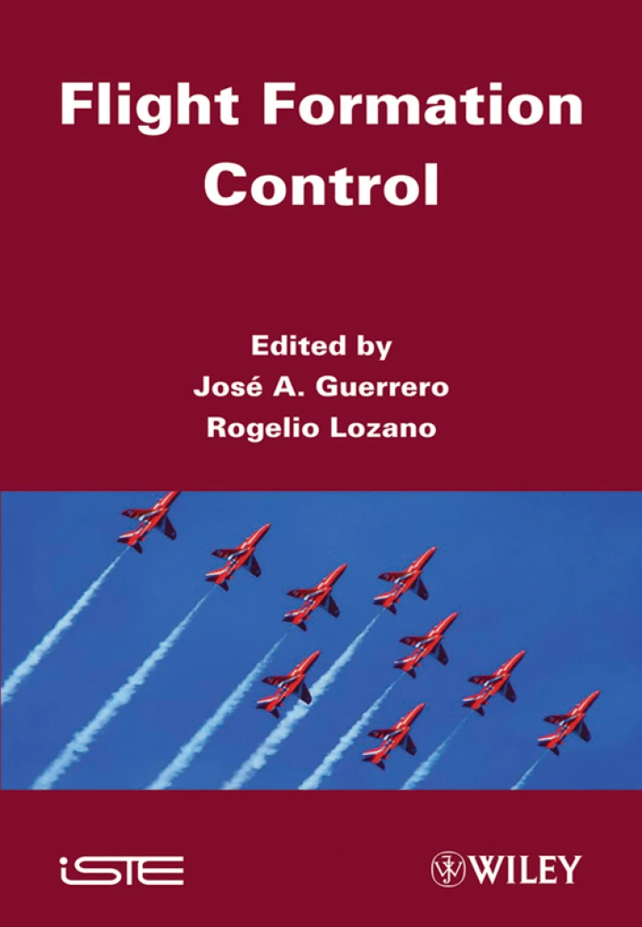 Flight Formation Control | 1st Edition | Hardcover