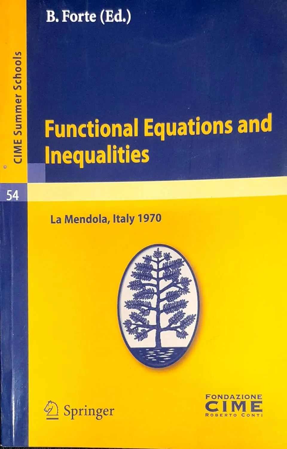 Functional Equations And Inequalities