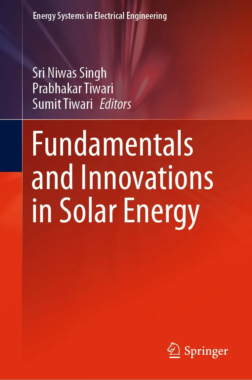 Fundamentals And Innovations In Solar Energy | Hardcover