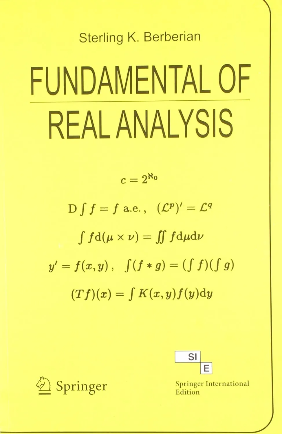 Fundamentals of Real Analysis | Paperback