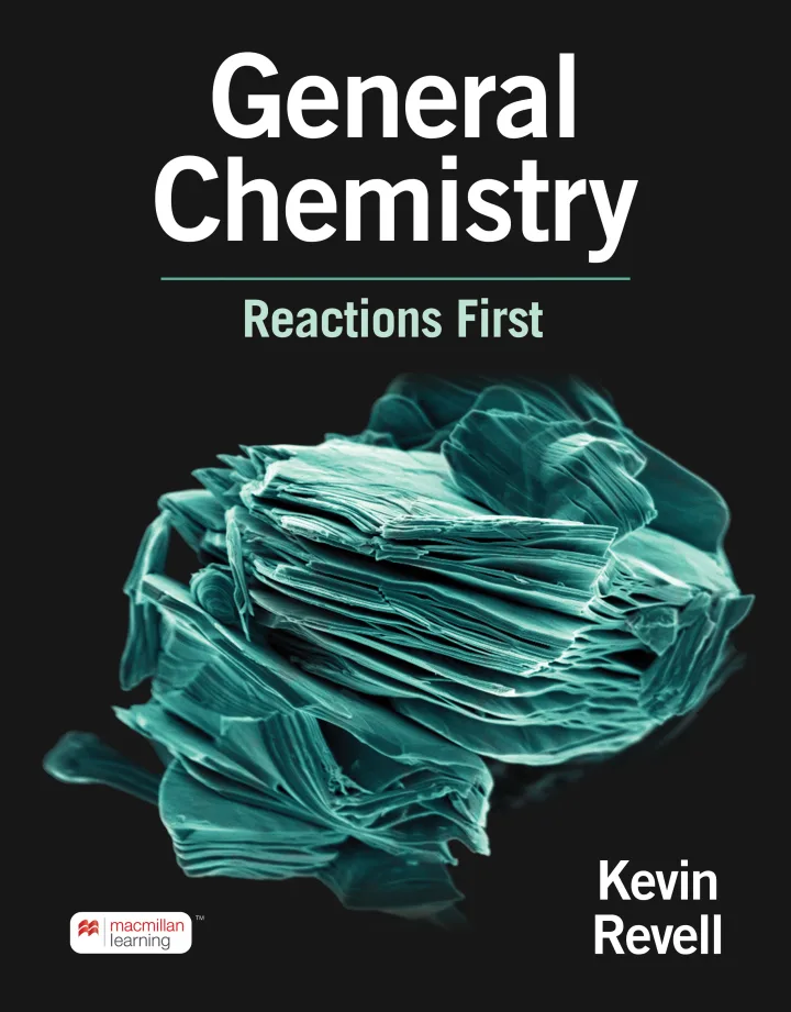 General Chemistry Reactions First | Paperback