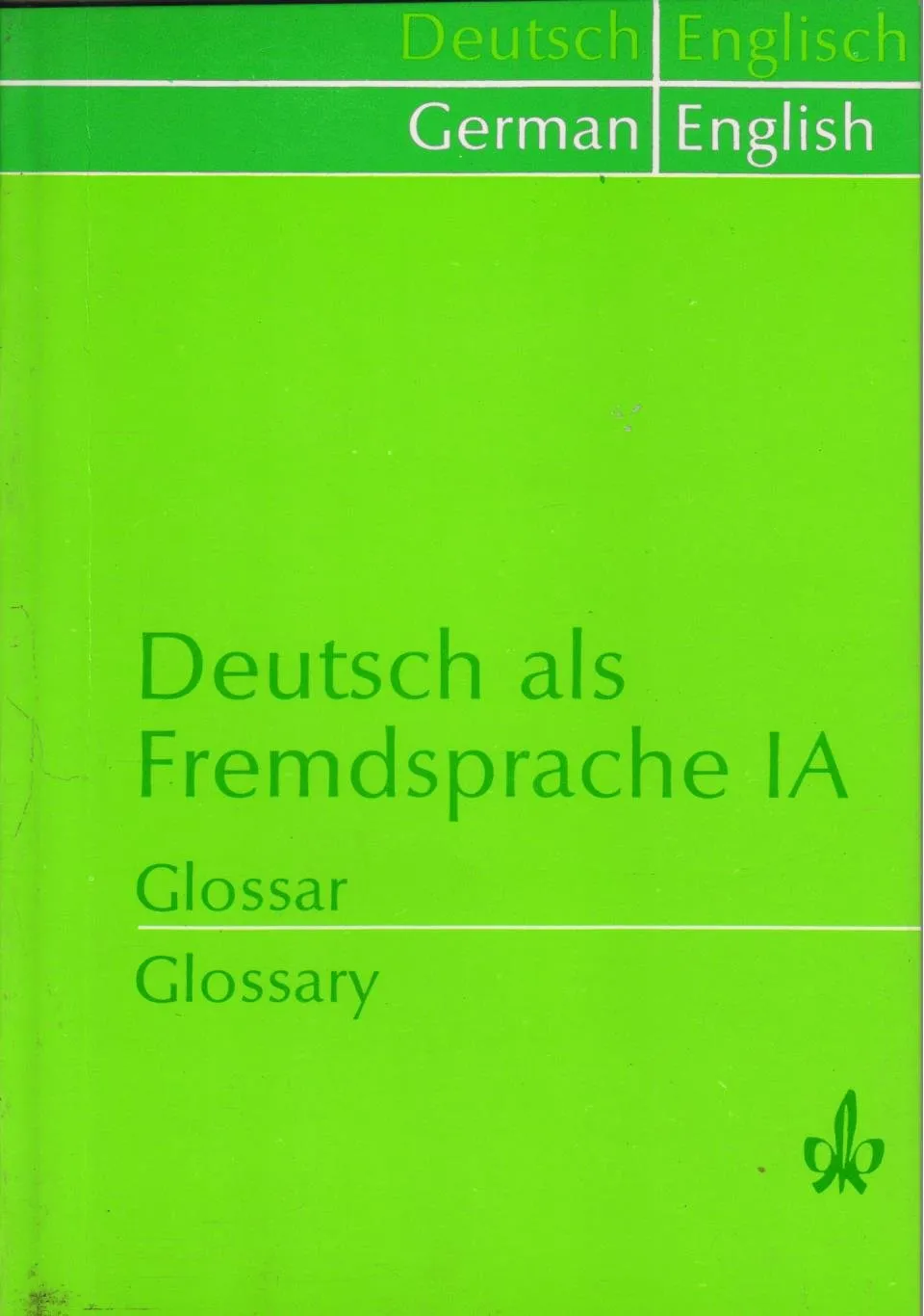 German as a Foreign Language IA Glossar | Paperback