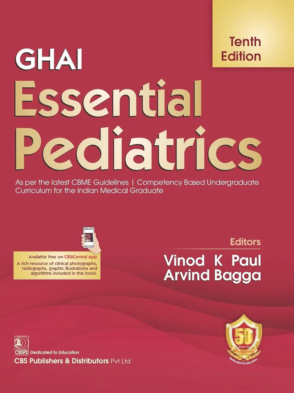 Ghai Essential Pediatrics | 10th Edition | Hardcover