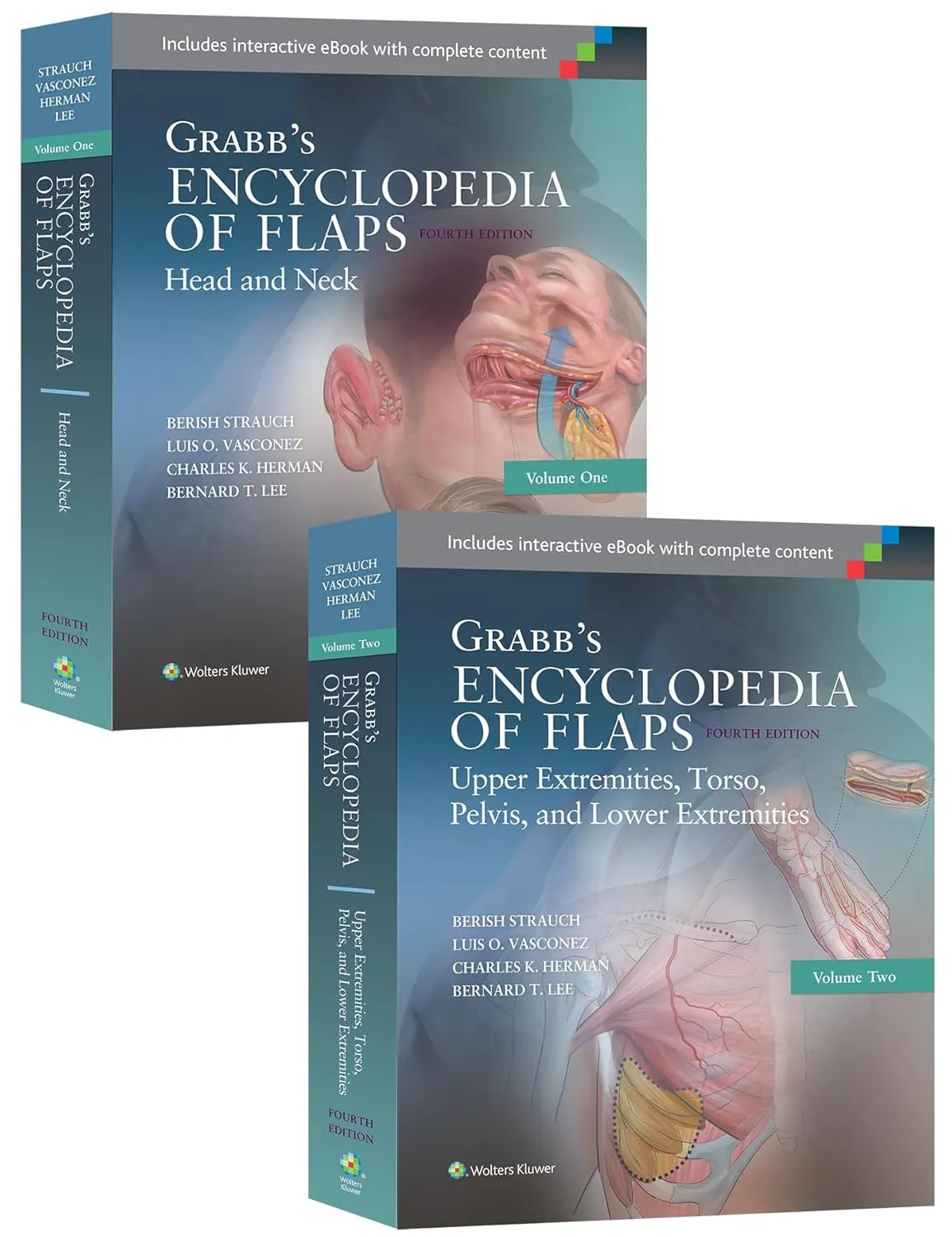 Grabb's Encyclopedia of Flaps | 4th Edition | 2 Volume Set | Hardcover
