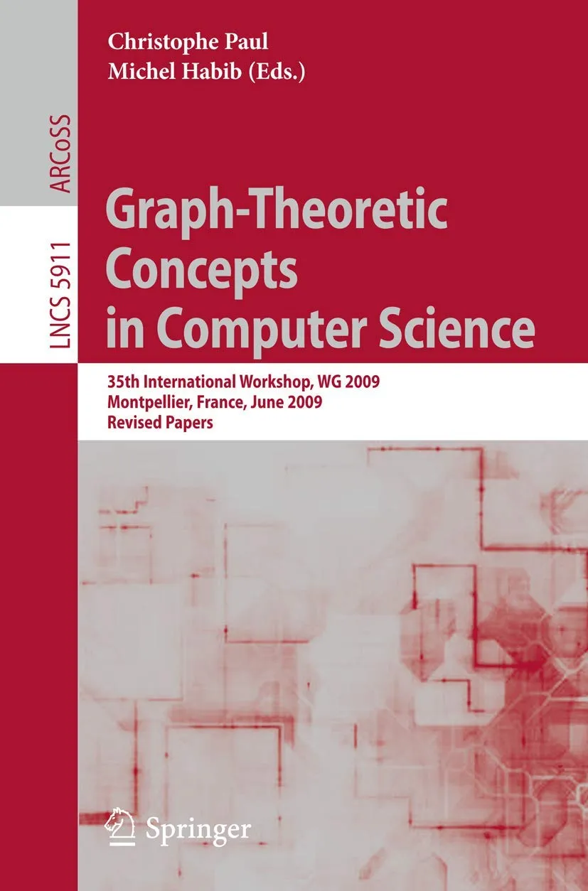 Graph-Theoretic Concepts In Computer Science | Paperback