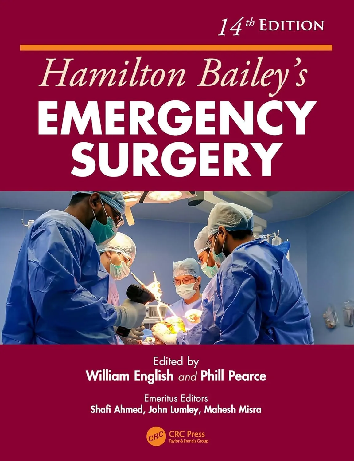 Hamilton Baileys Emergency Surgery 14th Editiond | Hardcover