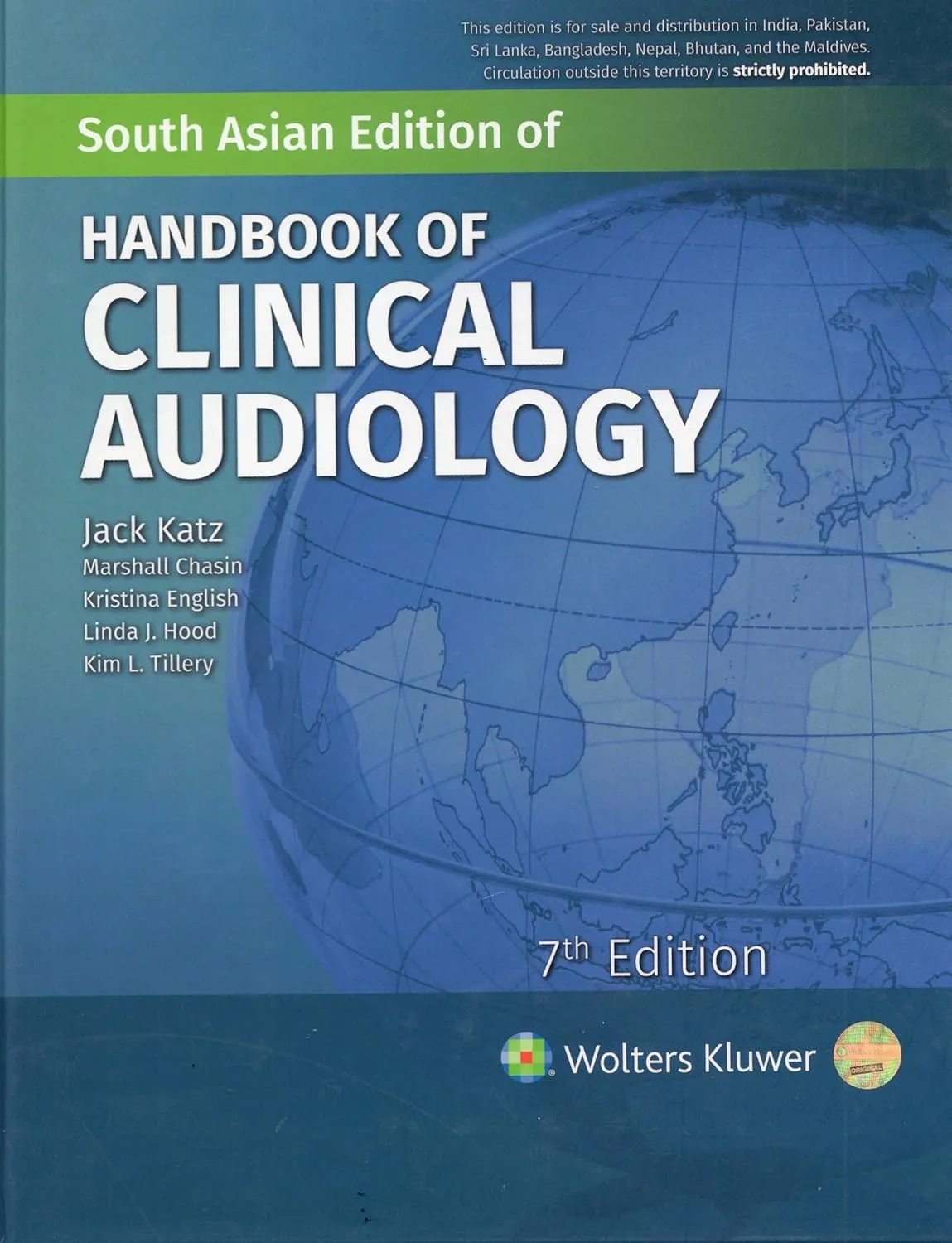 Handbook of Clinical Audiology | 7th Edition | Hardcover(South Asian Edition)