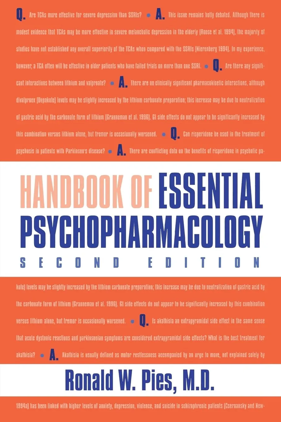 Handbook Of Essential Psychopharmacology 2nd Editiond (Pb 2005)