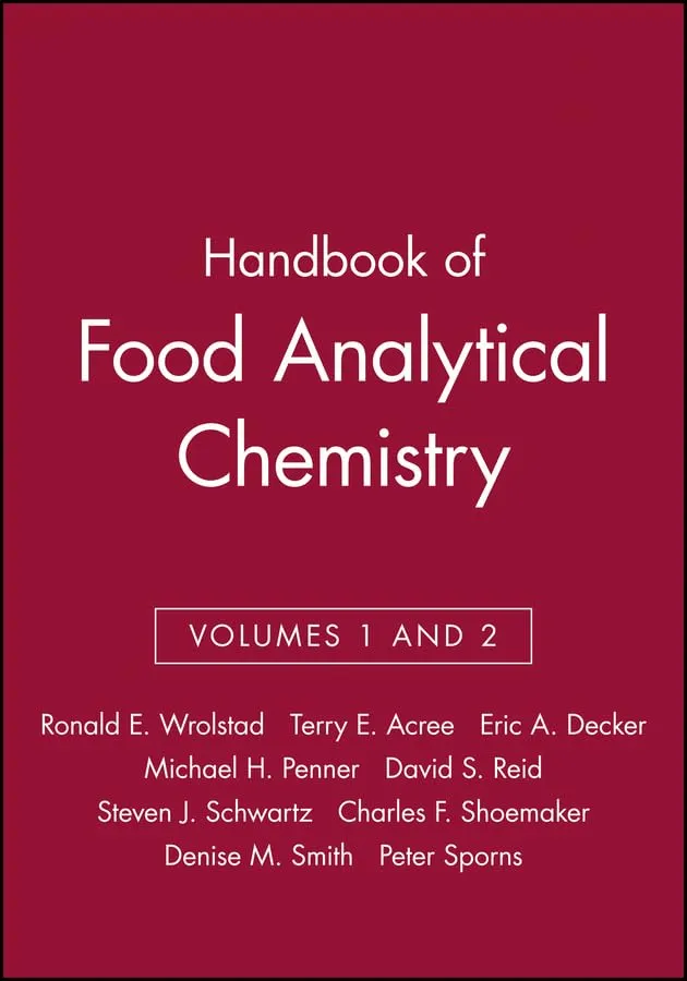Handbook of Food Analtical Chemistry | 2 Volume Set | Hardcover
