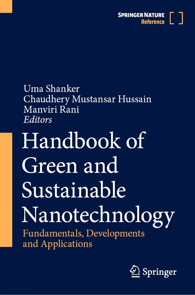 Handbook Of Green And Sustainable Nanotechnology Fundamentals Developments And Applications 4 Vol Set | Hardcover