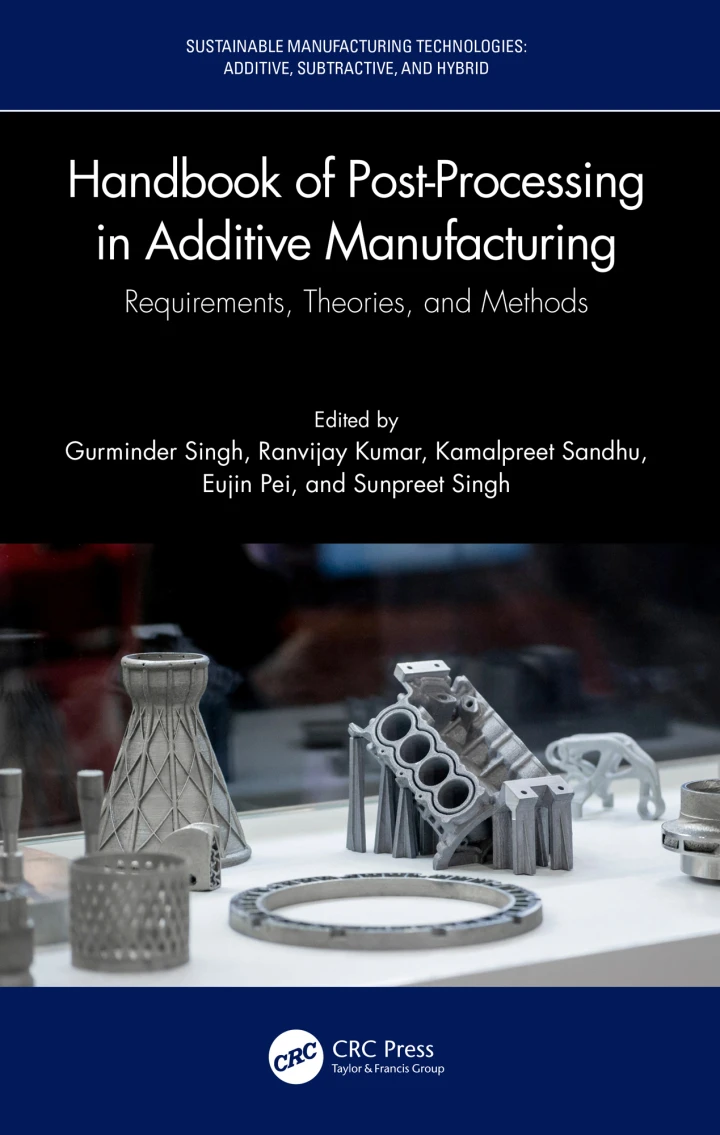Handbook Of Post Processing In Additive Manufacturing | Hardcover