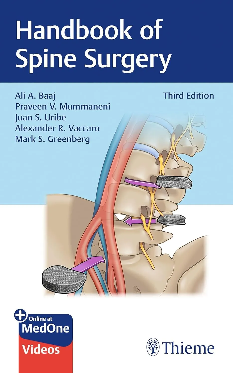 Handbook Of Spine Surgery Third Editiond | Paperback