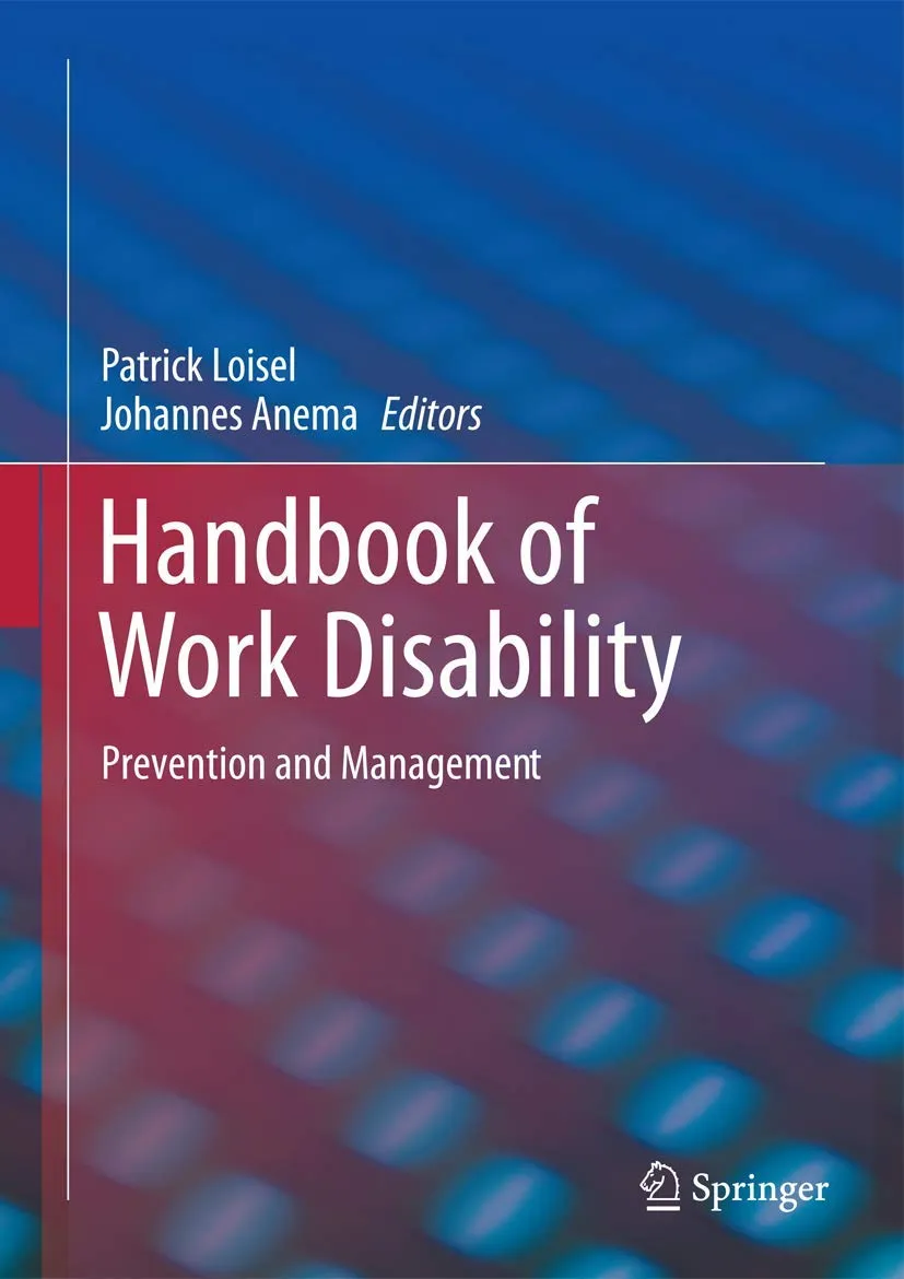 Handbook of Work Disability Prevention and Management | Paperback