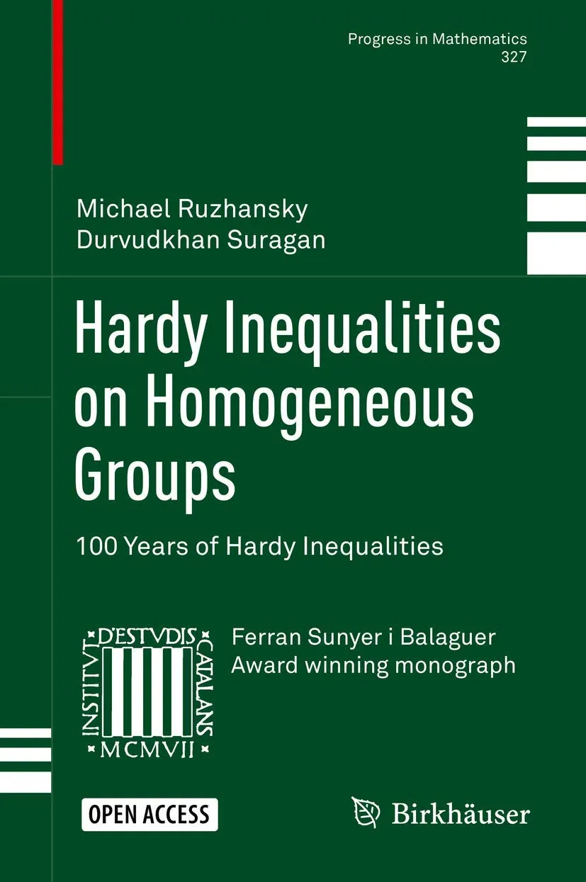 Hardy Inequalities On Homogeneous Groups 100 Years Of Hardy Inequalities | Hardcover