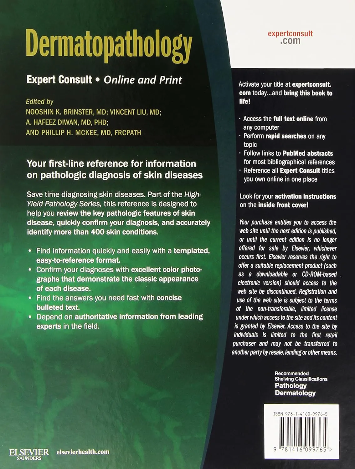 High-Yield Pathology Dermatopathology | Hardcover