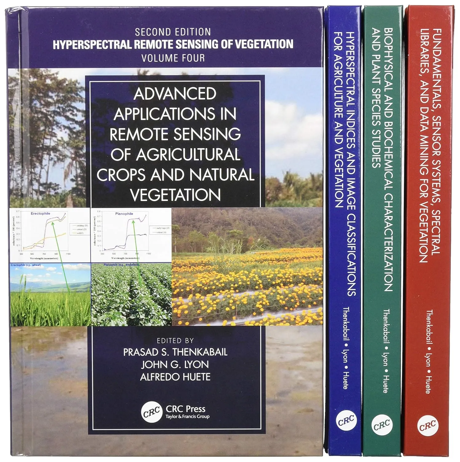 Hyperspectral Remote Sensing of Vegetation | 2nd Edition | 4 Volume Set | Hardcover