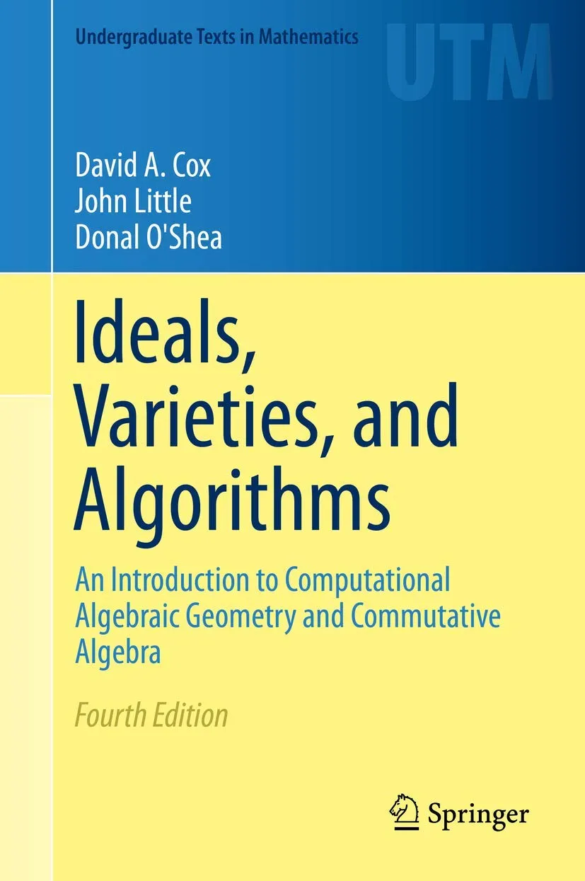 Ideals | Varieties | and Algorithms | 4th Edition | Hardcover