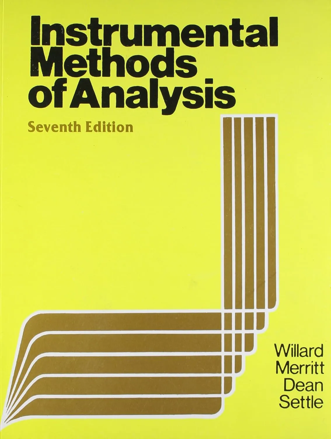 Instrumental Methods of Analysis | 7th Edition | Hardcover