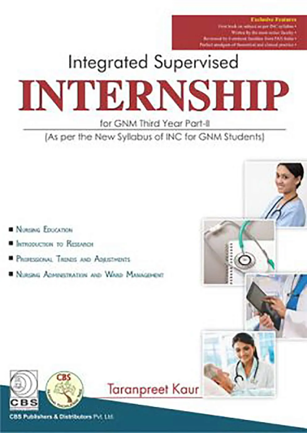 Integrated Supervised Internship for GNM Third Year Part-II As per the New Syllabus of INC for GNM Students | Paperback
