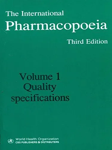 International Pharmacopeia | Third Edition Volume I Quality Specifications