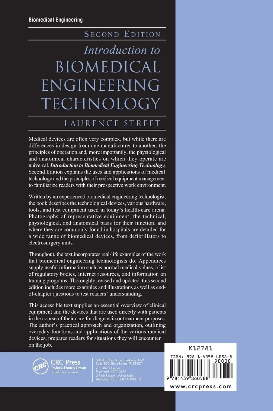 Introduction to Biomedical Engineering Technology | 2nd Edition | Hardcover