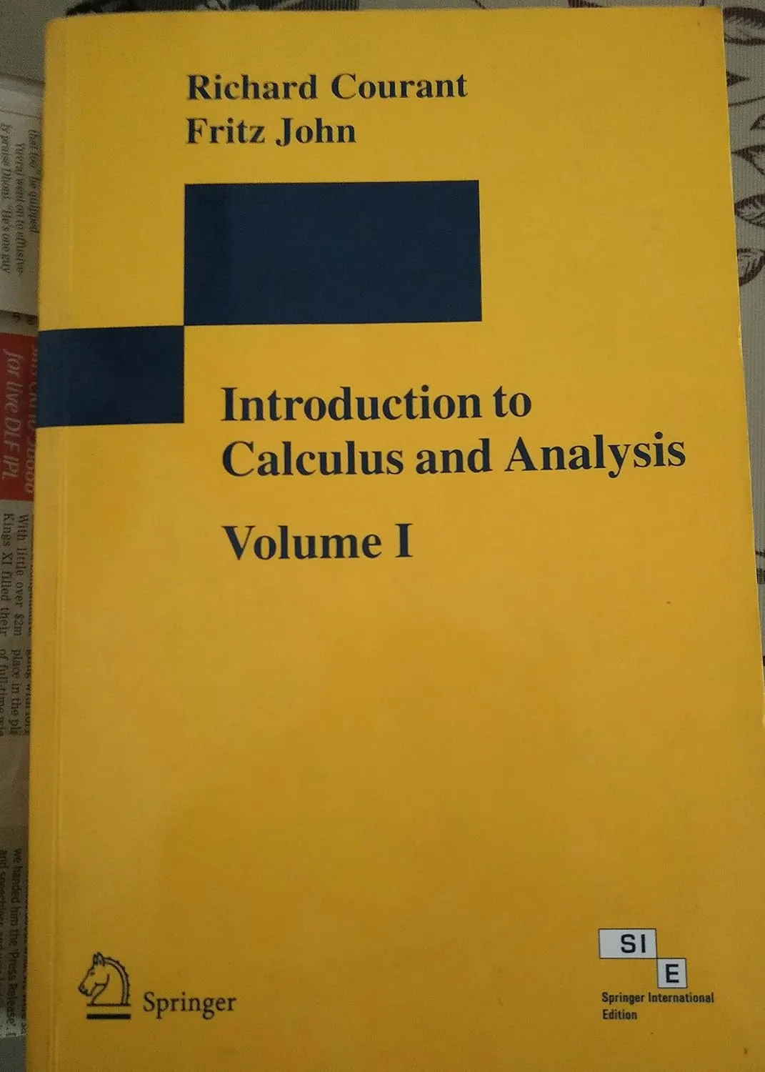 Introduction to Calculus and Analysis | Volume 1 | Paperback